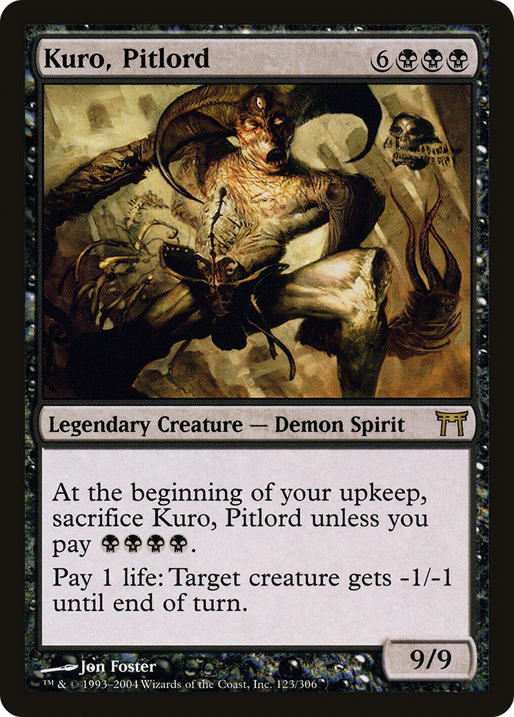 Image of Kuro, Pitlord (CHK-123) - Champions of Kamigawa