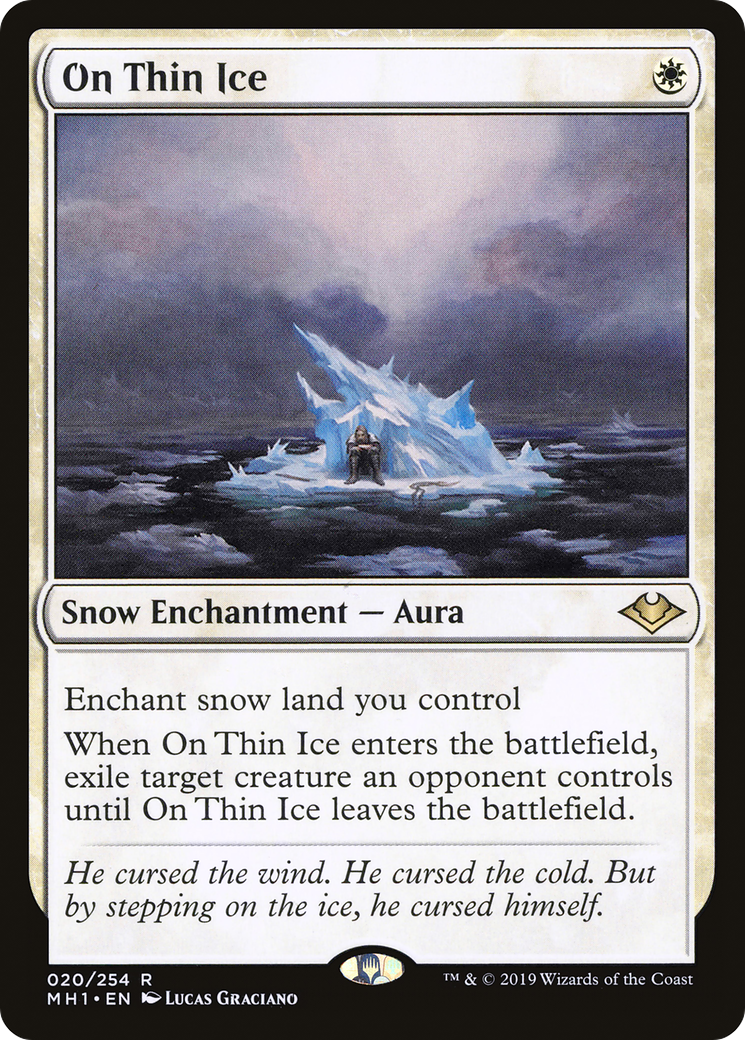 Image of On Thin Ice (MH1-020) - Modern Horizons Foil