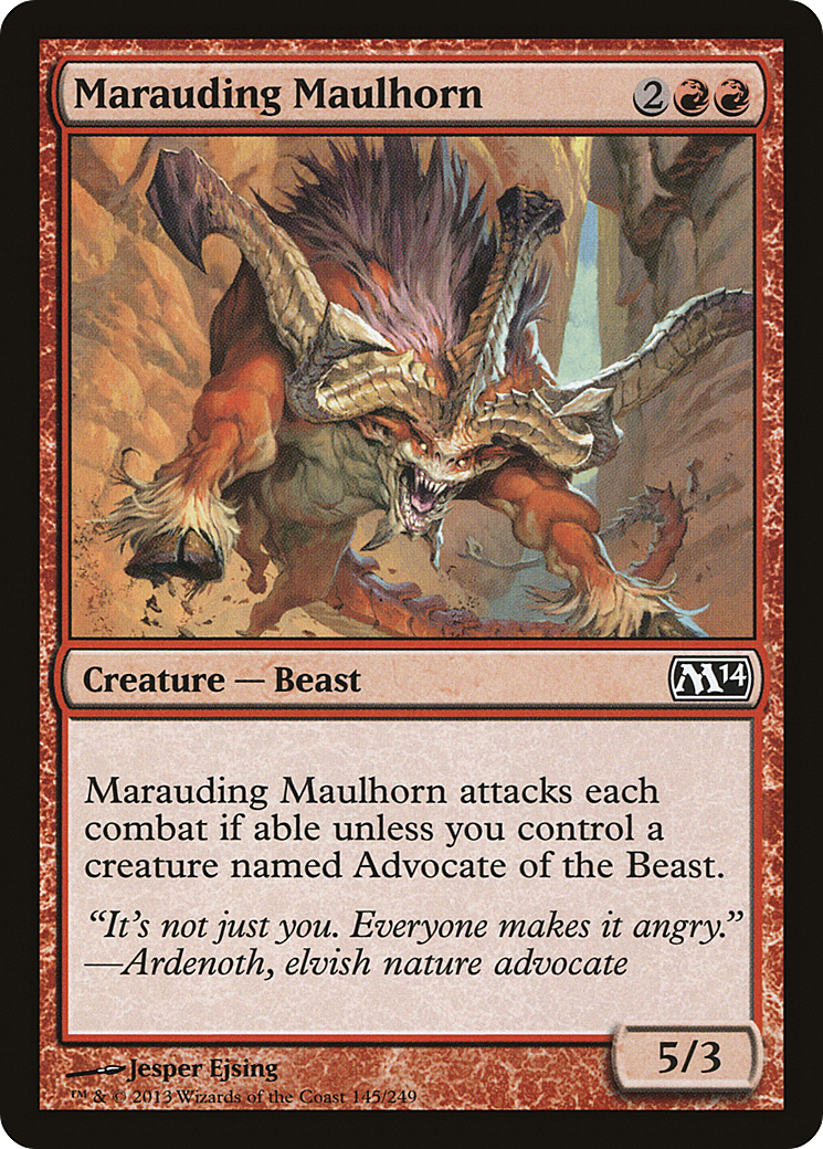 Image of Marauding Maulhorn (M14-145) - Magic 2014