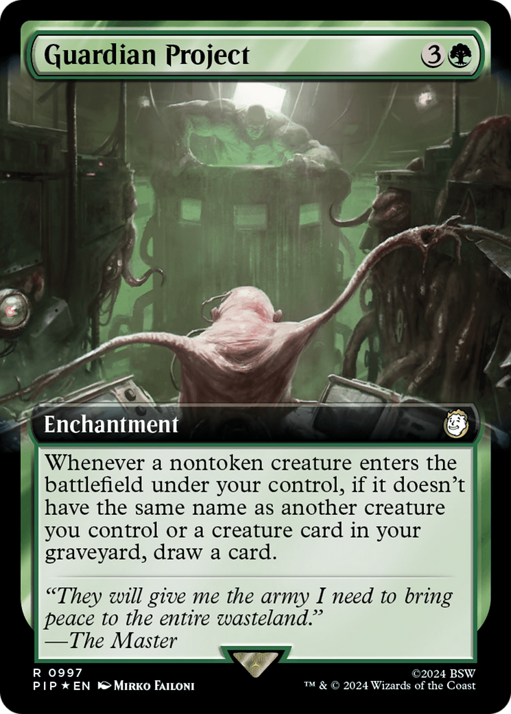 Image of Guardian Project (Extended Art) (Surge Foil) (PIP-997) - Fallout: (Extended Art) Foil
