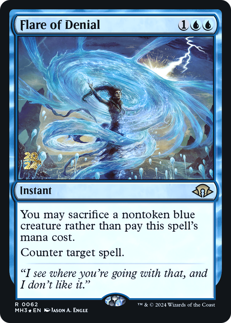 Image of Flare of Denial (PRE-062) - Modern Horizons 3 Promos Foil