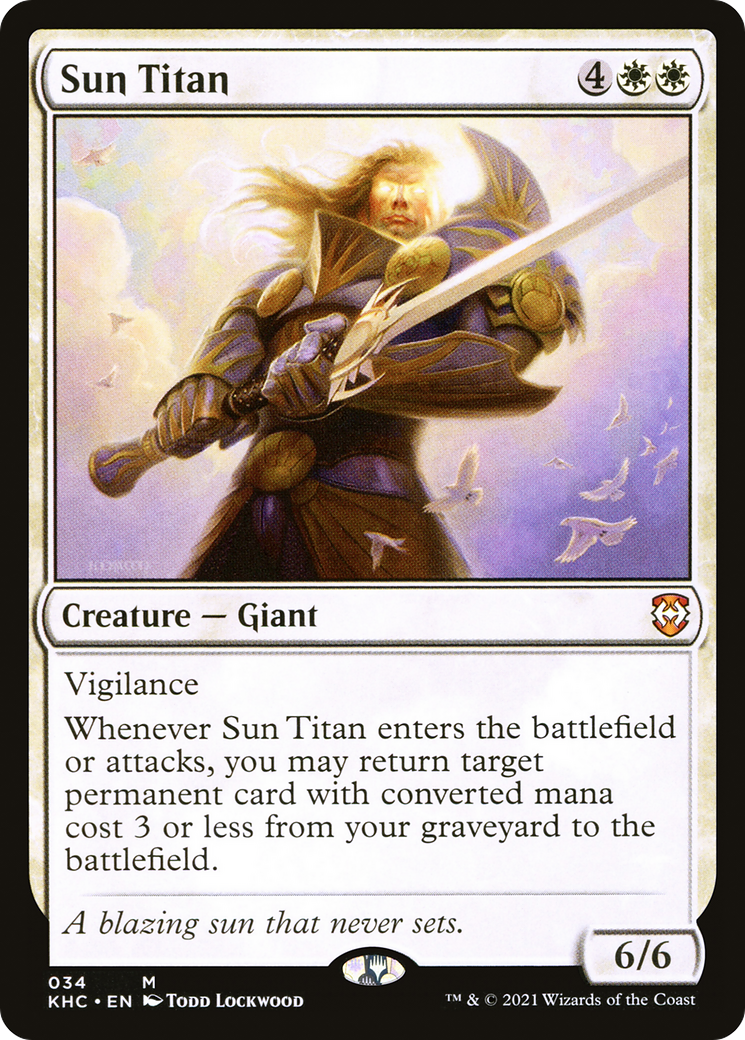 Image of Sun Titan (KHC-034) - Kaldheim Commander