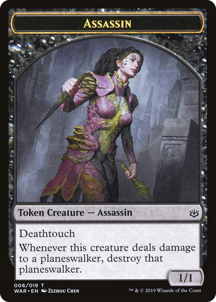 Image of Assassin Token (WAR-006) - War of the Spark Tokens