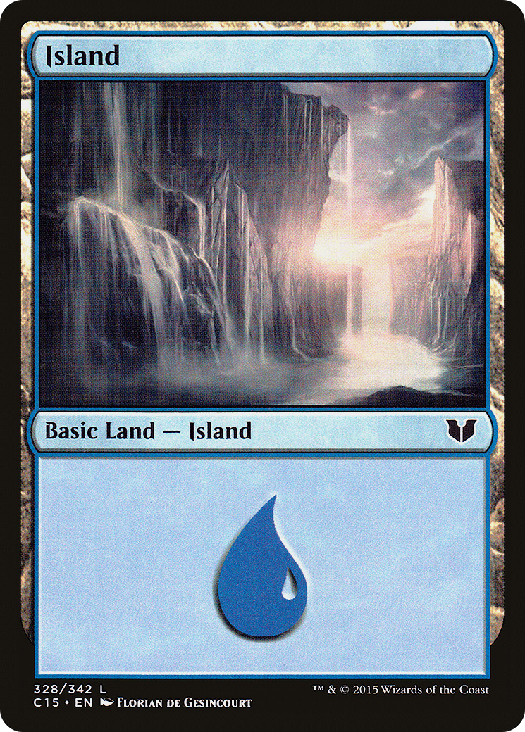 Image of Island (328) (C15-328) - Commander 2015