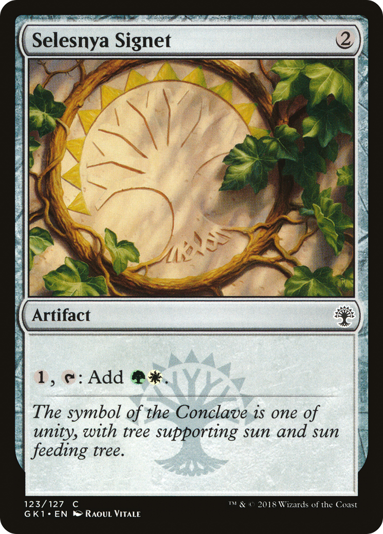 Image of Selesnya Signet (GR1-123) - GRN Guild Kit