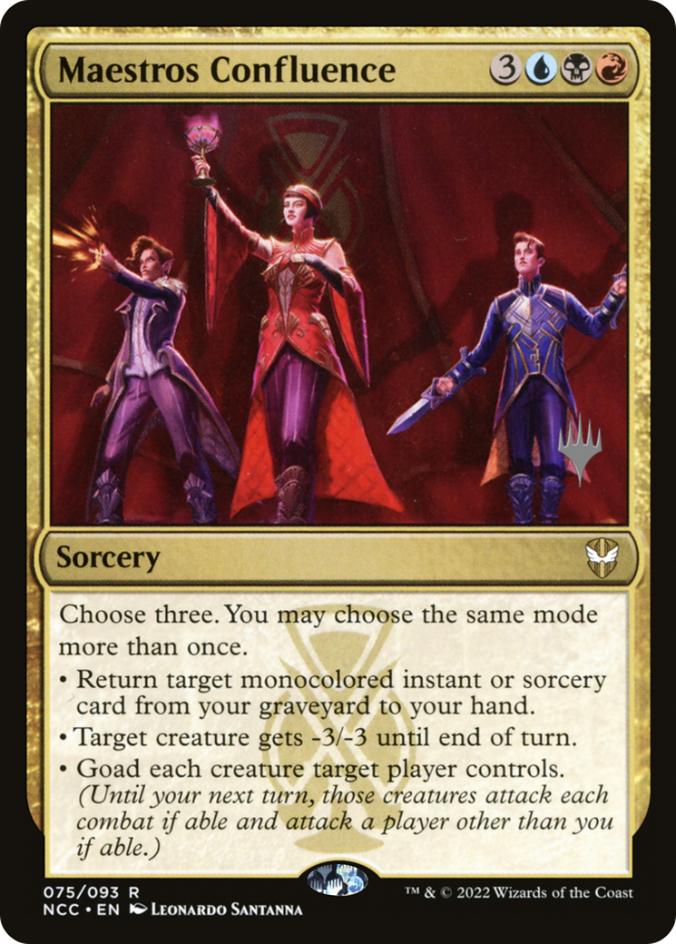 Image of Maestros Confluence (PPSNC-075) - New Capenna Commander Promos Foil