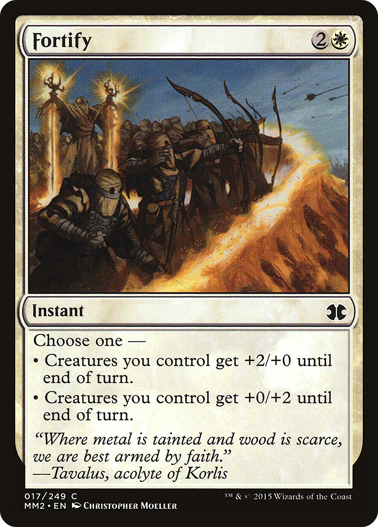 Image of Fortify (MM2-017) - Modern Masters 2015 Foil