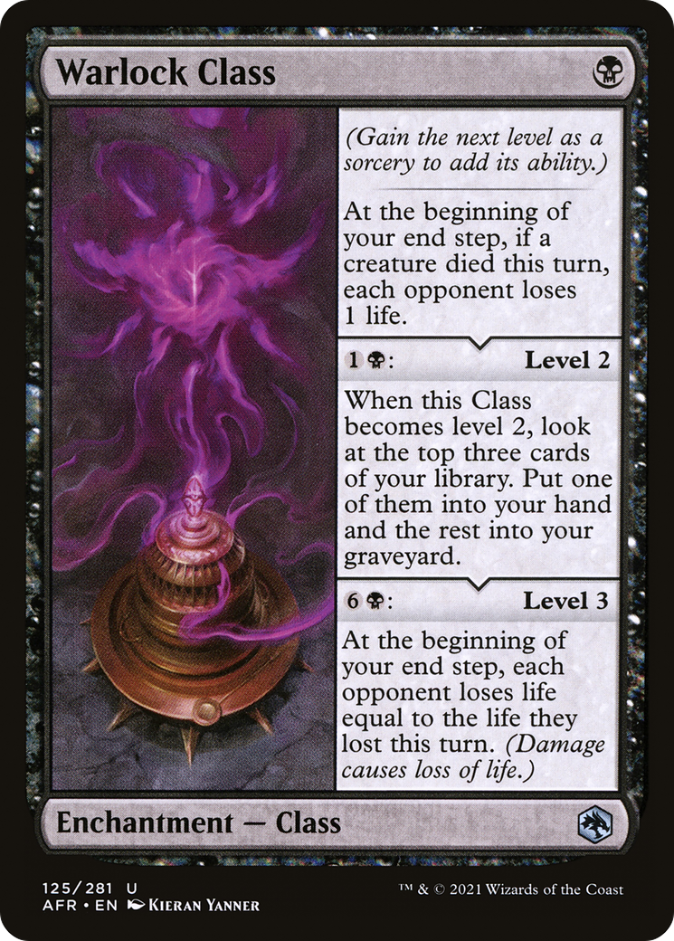 Image of Warlock Class (AFR-125) - Adventures in the Forgotten Realms