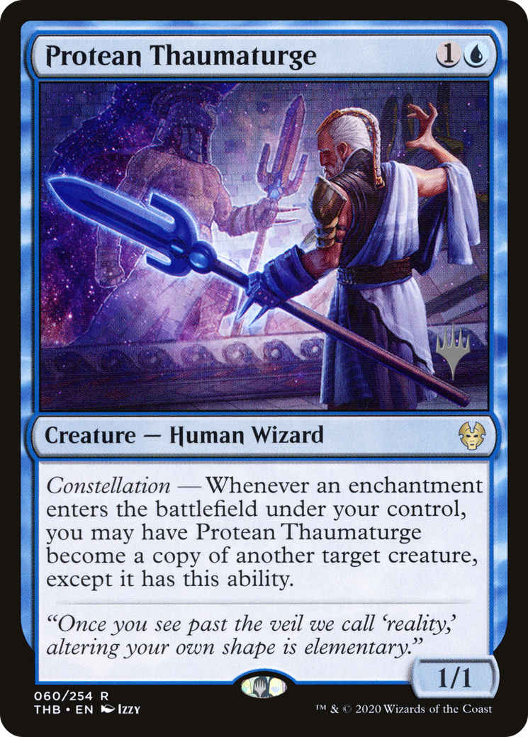 Image of Protean Thaumaturge (PPTHB-60P) - Theros Beyond Death Promos Foil