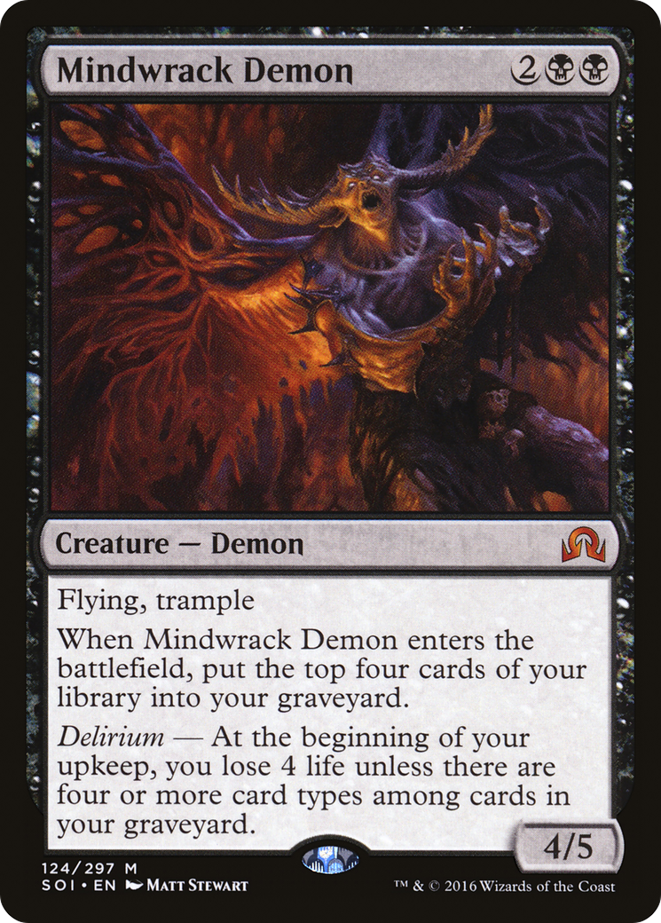 Image of Mindwrack Demon (SOI-124) - Shadows over Innistrad