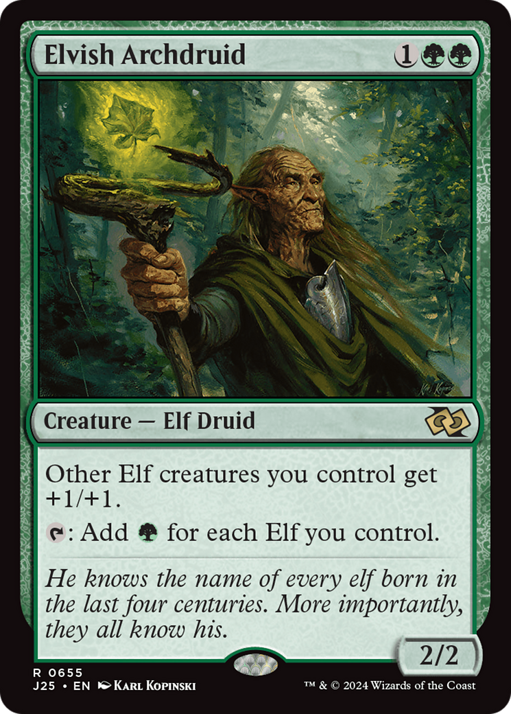 Image of Elvish Archdruid (J25-655) - Foundations Jumpstart