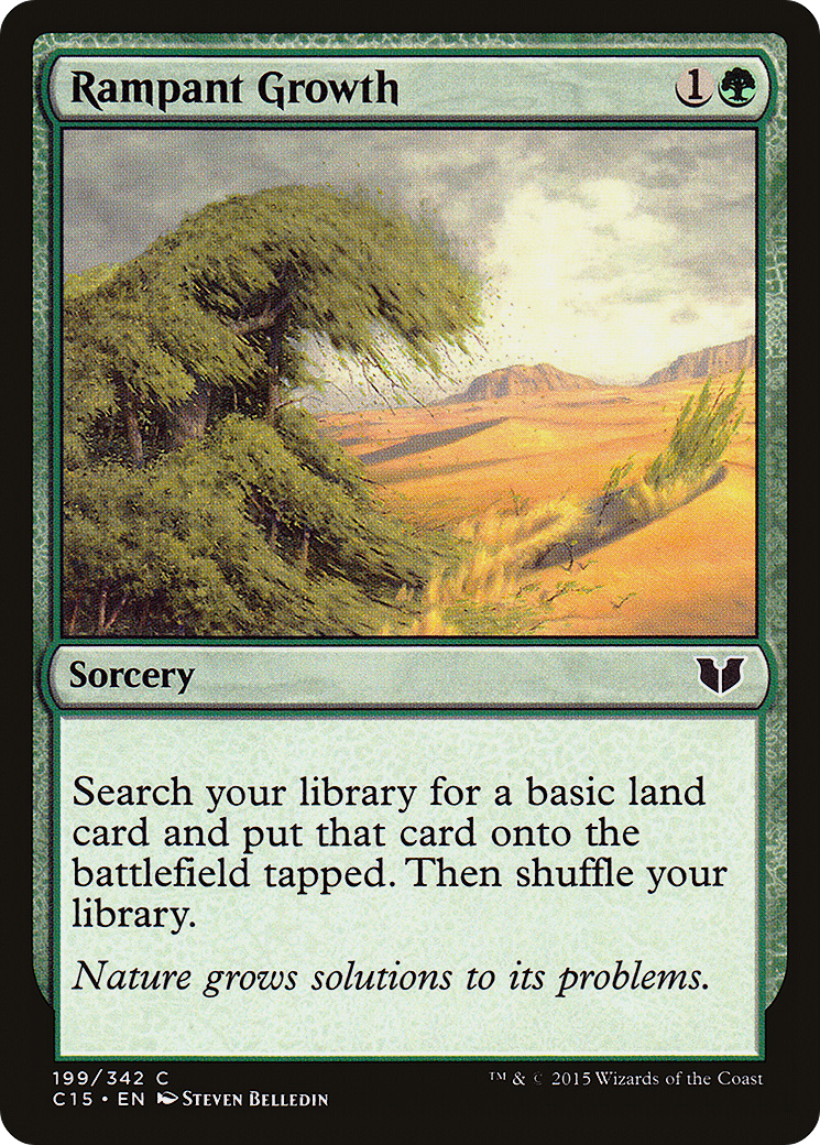Image of Rampant Growth (C15-199) - Commander 2015
