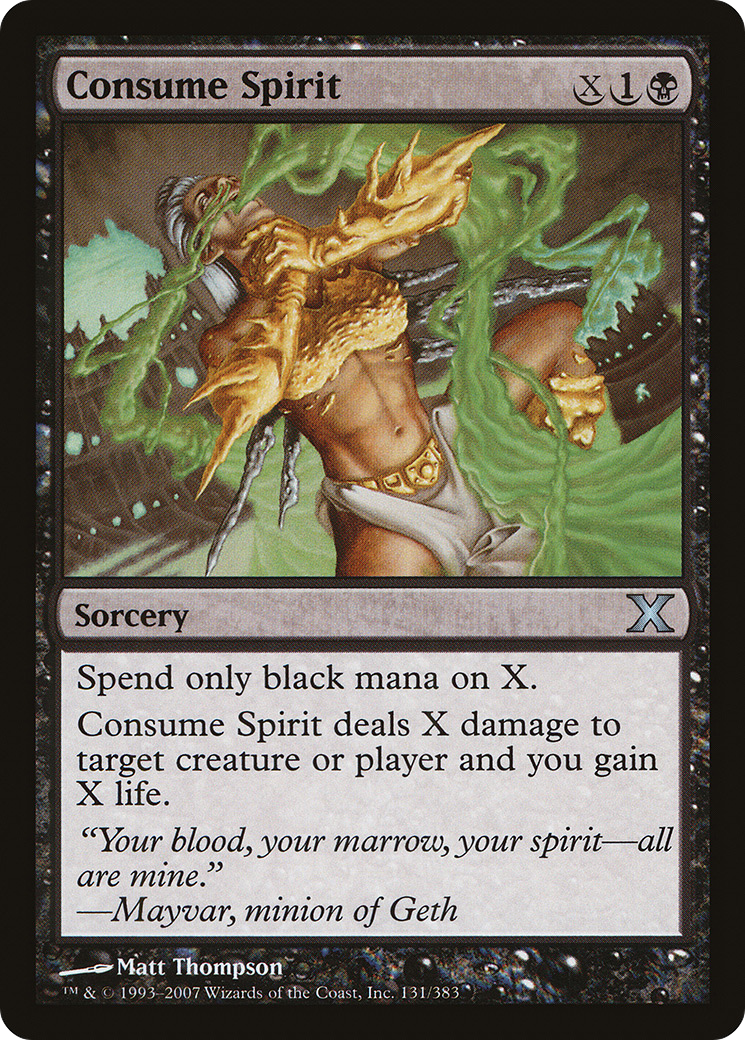 Image of Consume Spirit (10E-131) - Tenth Edition Foil
