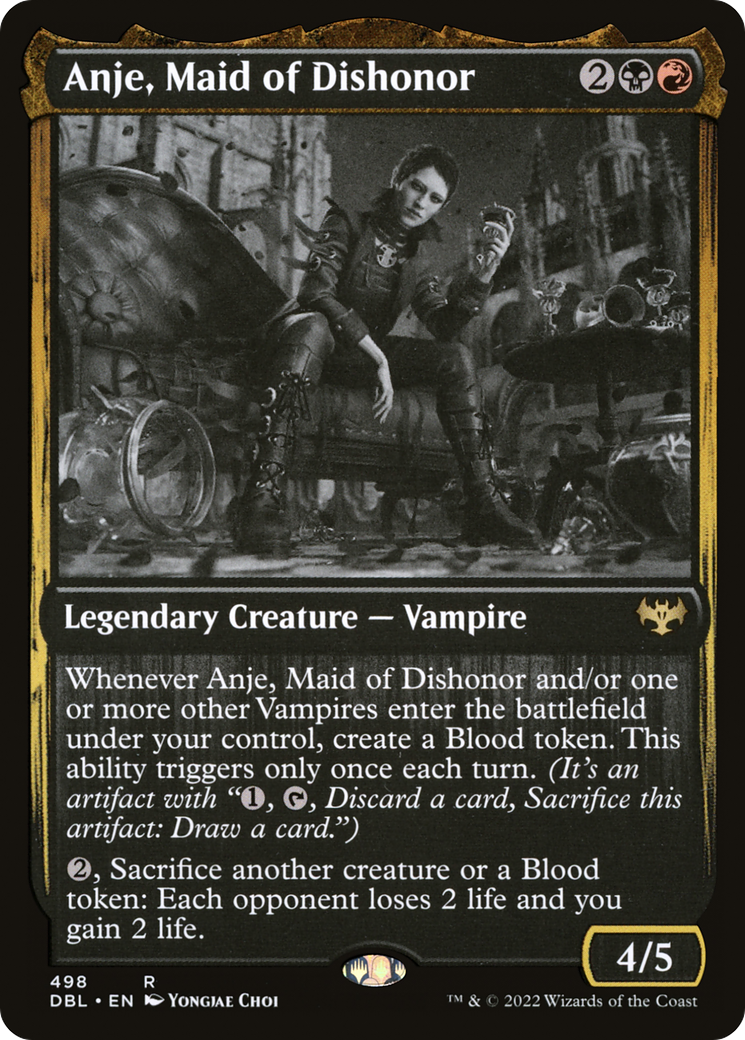 Image of Anje, Maid of Dishonor (DBL-498) - Innistrad: Double Feature Foil