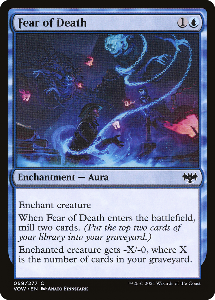 Image of Fear of Death (VOW-059) - Innistrad: Crimson Vow Foil
