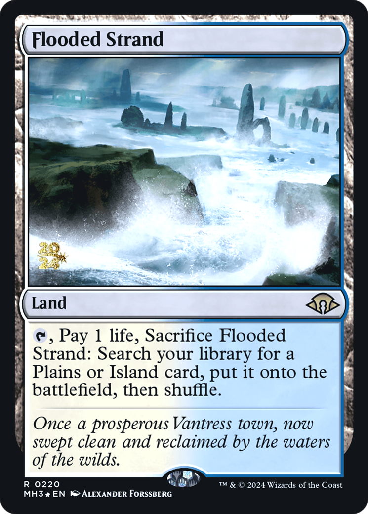 Image of Flooded Strand (PRE-220) - Modern Horizons 3 Promos Foil