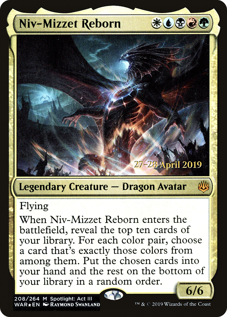 Image of Niv-Mizzet Reborn (PRE-208) - War of the Spark Promos Foil