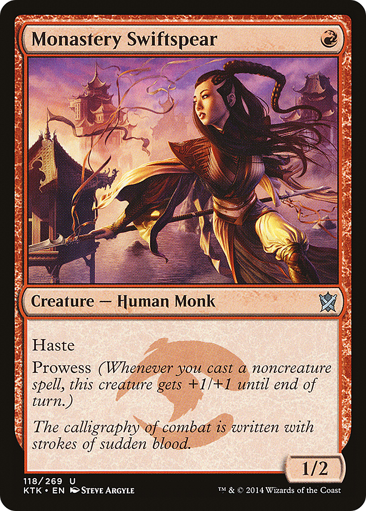 Image of Monastery Swiftspear (KTK-118) - Khans of Tarkir Foil