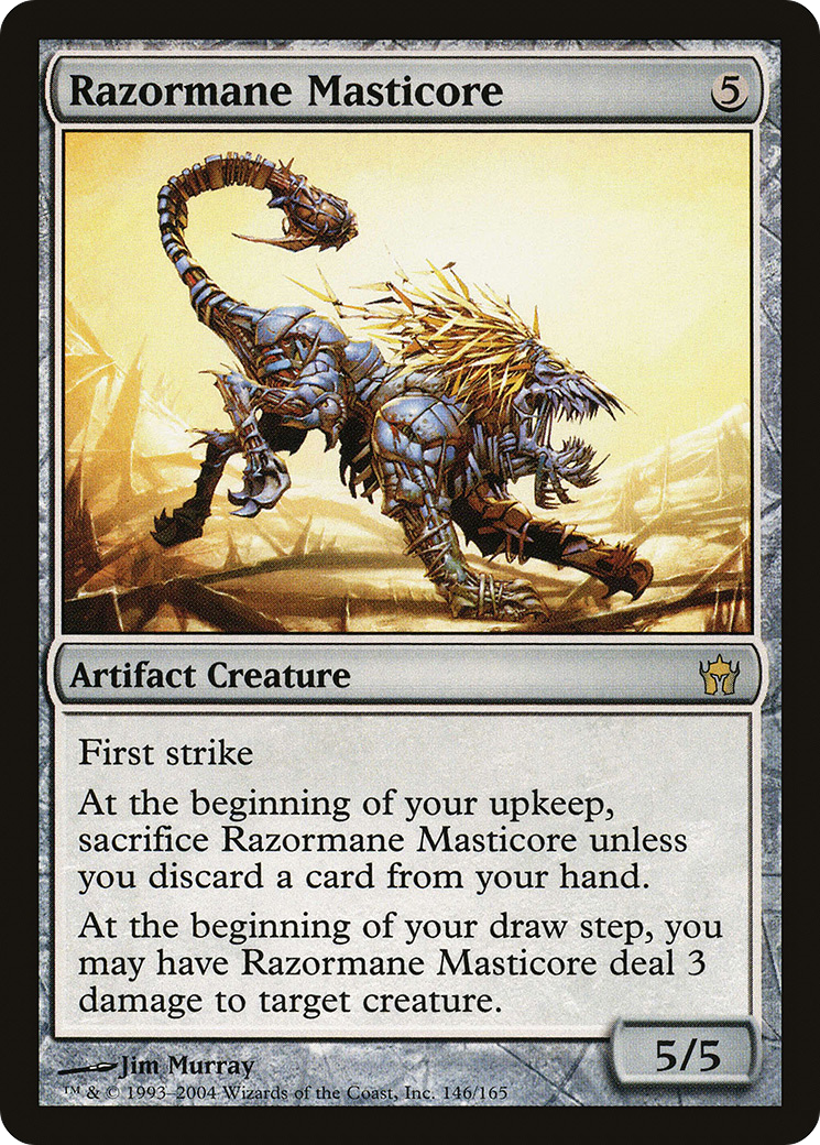 Image of Razormane Masticore (5DN-146) - Fifth Dawn Foil