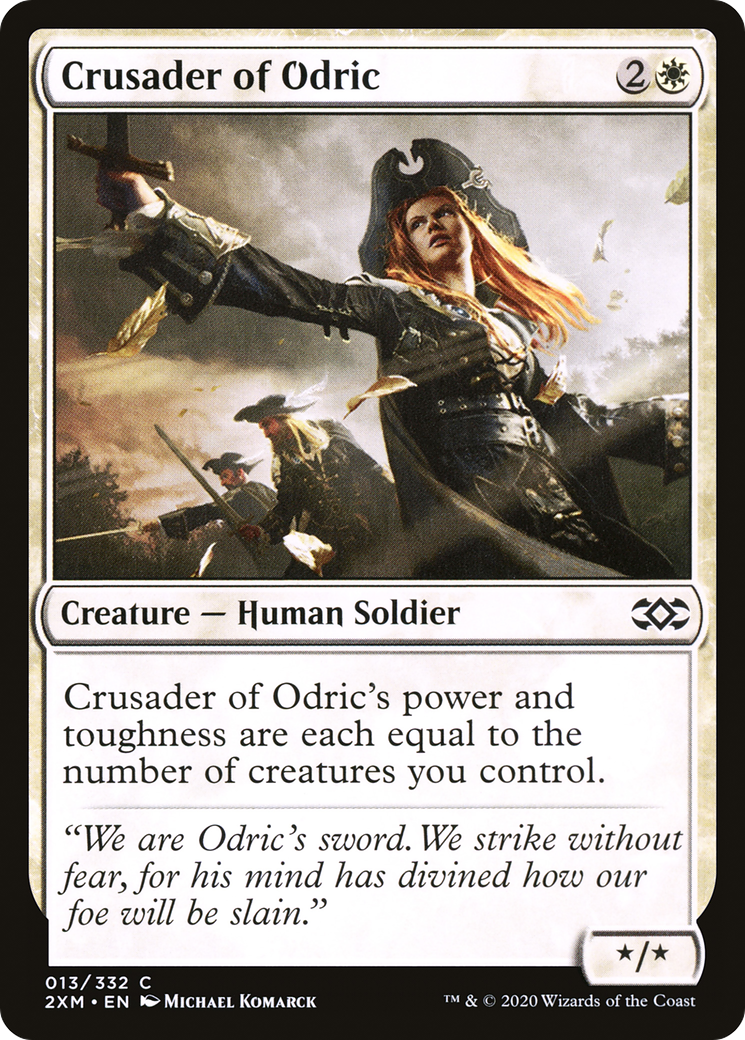 Image of Crusader of Odric (2XM-013) - Double Masters Foil