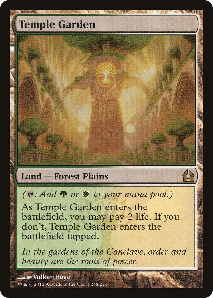 Image of Temple Garden (RTR-248) - Return to Ravnica