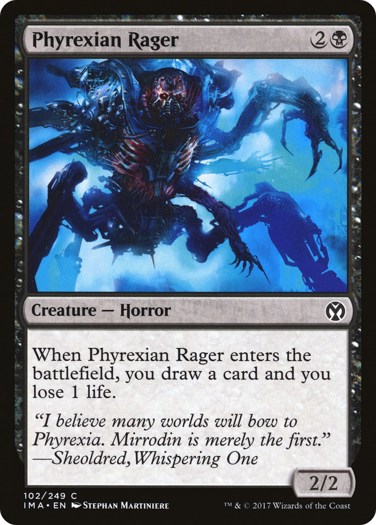Image of Phyrexian Rager (IMA-102) - Iconic Masters
