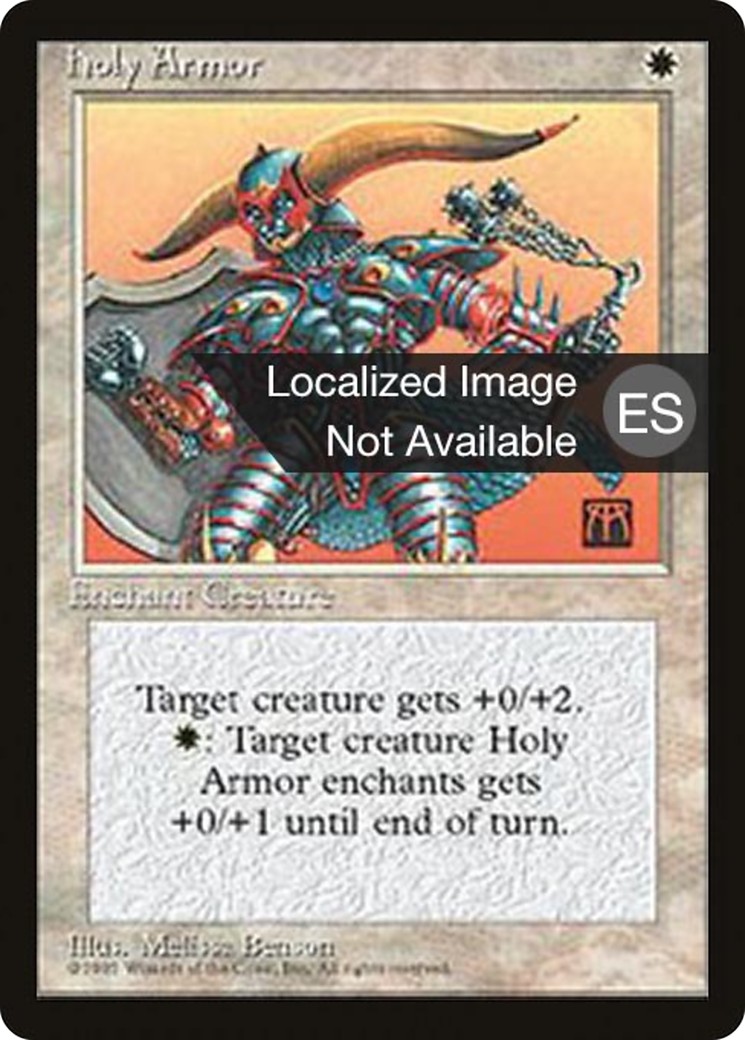 Image of Holy Armor (4BB-) - Fourth Edition Foreign Black Border