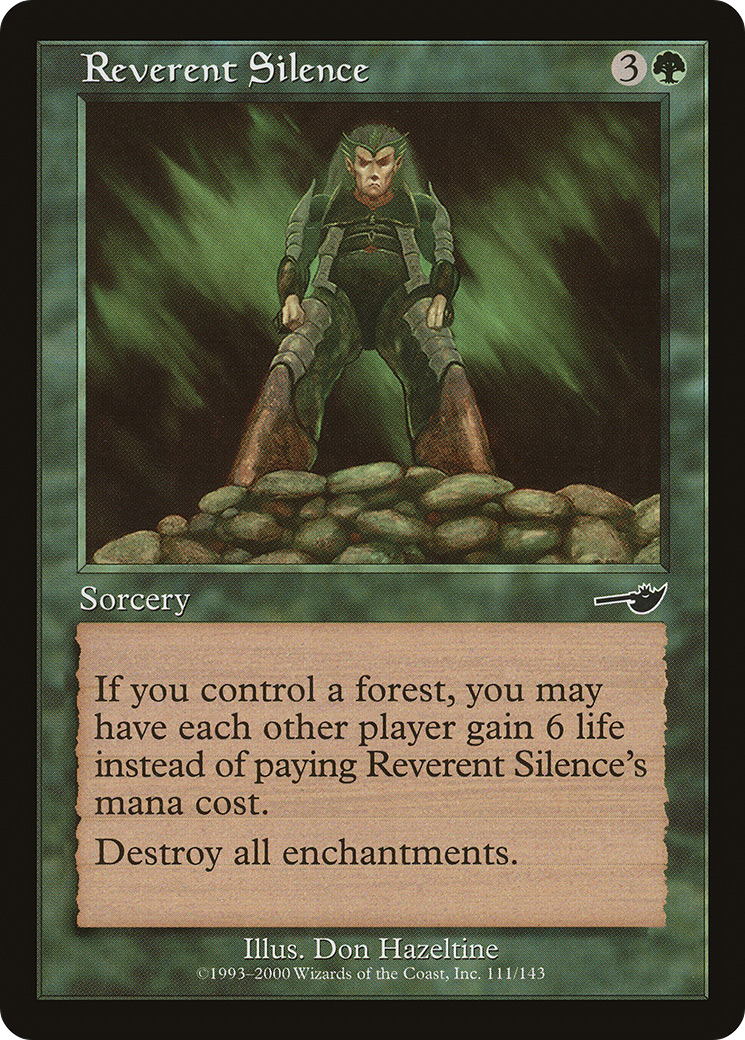 Image of Reverent Silence (NMS-111) - Nemesis Foil