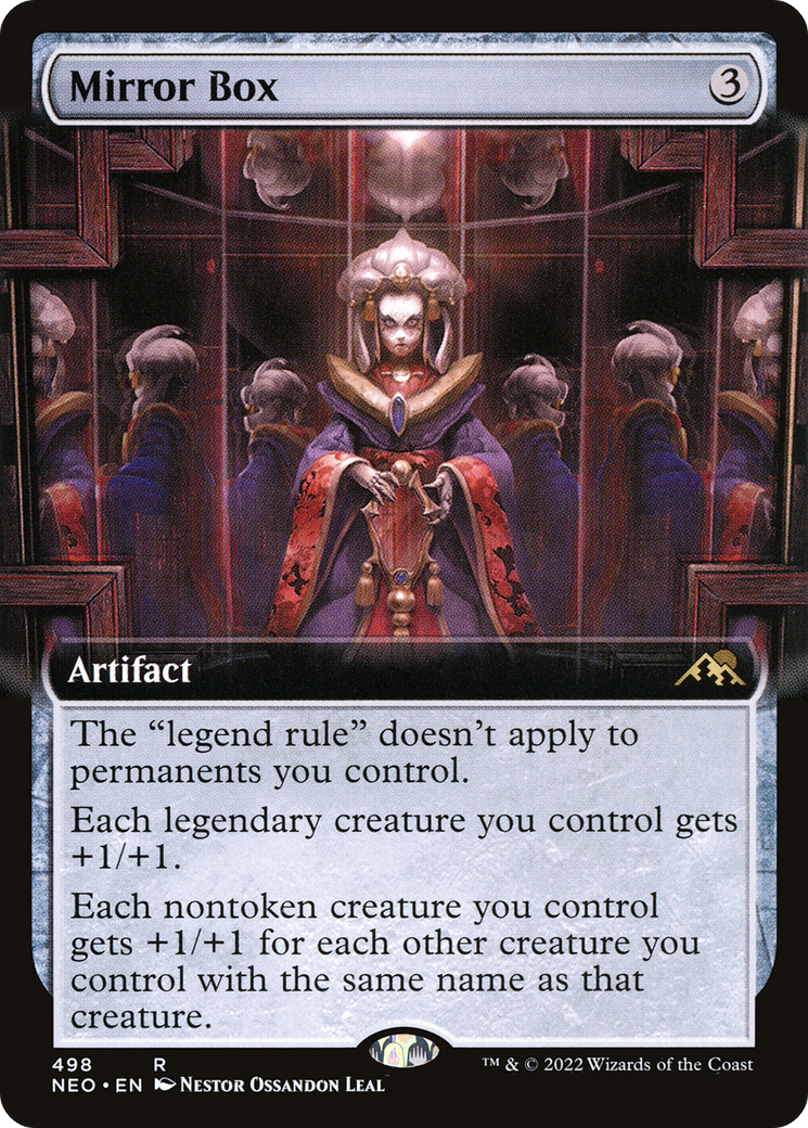 Image of Mirror Box (Extended Art) (NEO-498) - Kamigawa: Neon Dynasty: (Extended Art) Foil