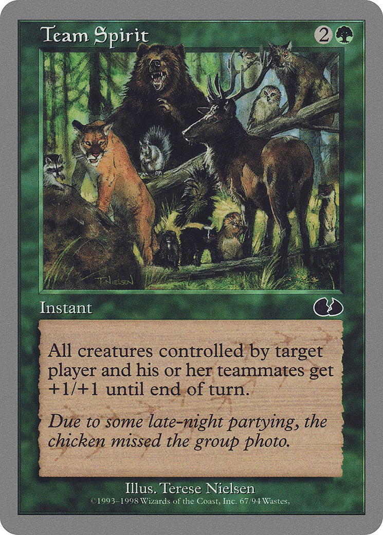 Image of Team Spirit (UGL-067) - Unglued