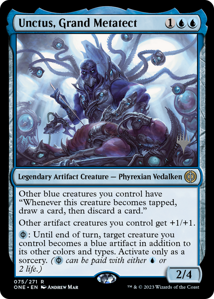 Image of Unctus, Grand Metatect (PPONE-075) - Phyrexia: All Will Be One Promos