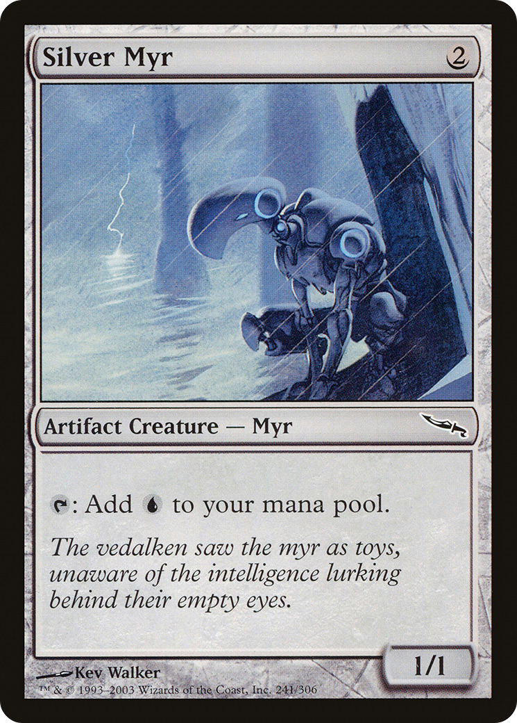 Image of Silver Myr (MRD-241) - Mirrodin Foil