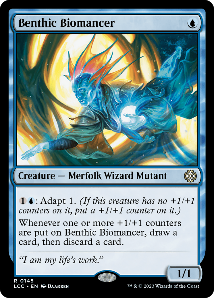 Image of Benthic Biomancer (LCC-145) - The Lost Caverns of Ixalan Commander