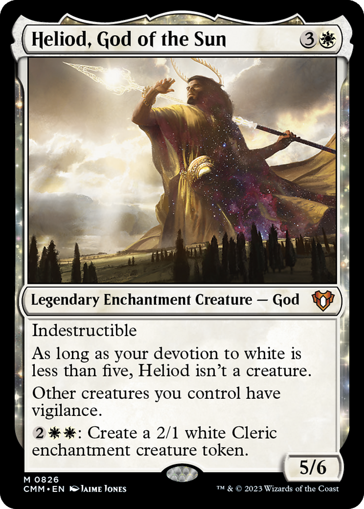 Image of Heliod, God of the Sun (CMM-826) - Commander Masters: (enchantment)
