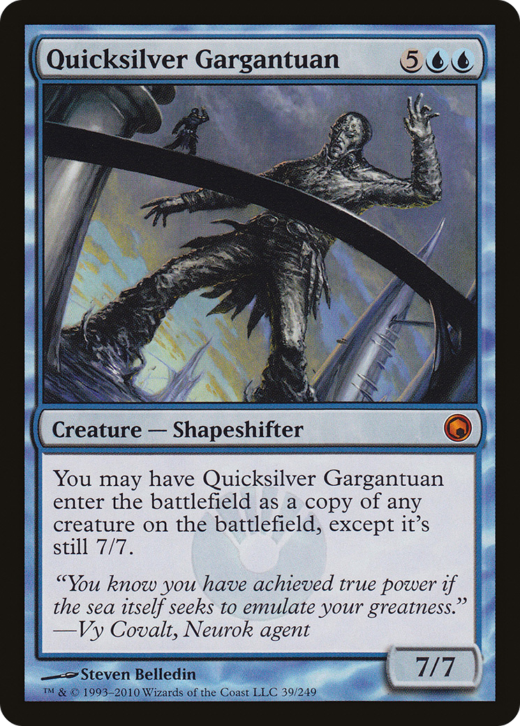 Image of Quicksilver Gargantuan (SOM-039) - Scars of Mirrodin