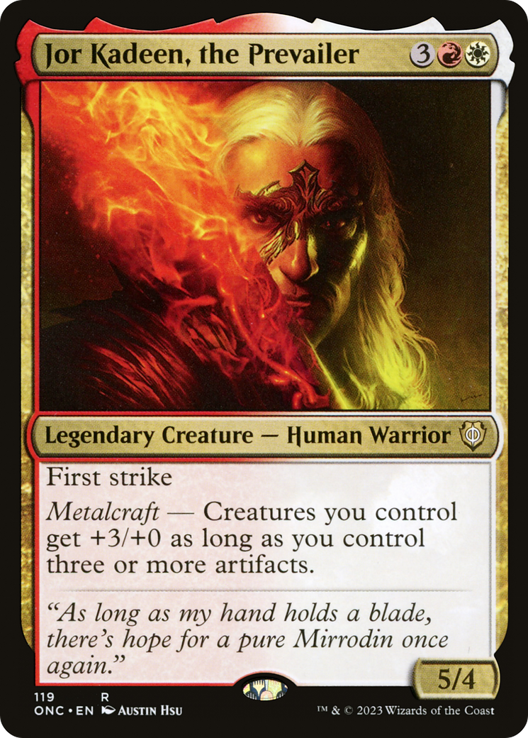 Image of Jor Kadeen, the Prevailer (ONC-119) - Phyrexia: All Will Be One Commander