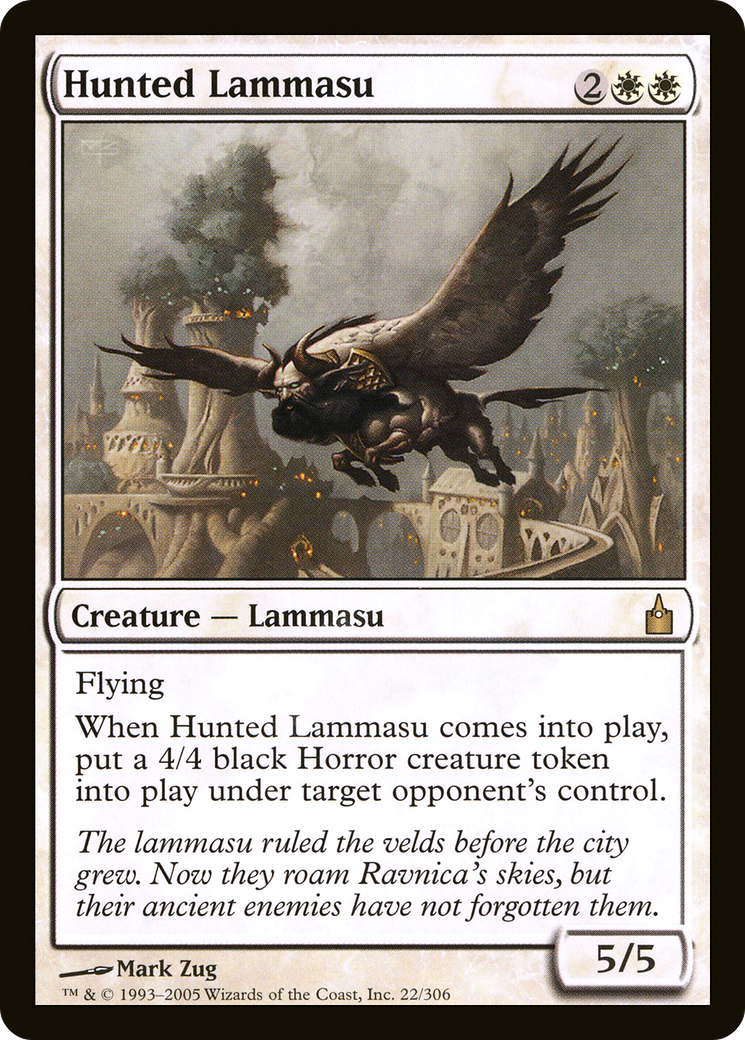 Image of Hunted Lammasu (RAV-022) - Ravnica: City of Guilds