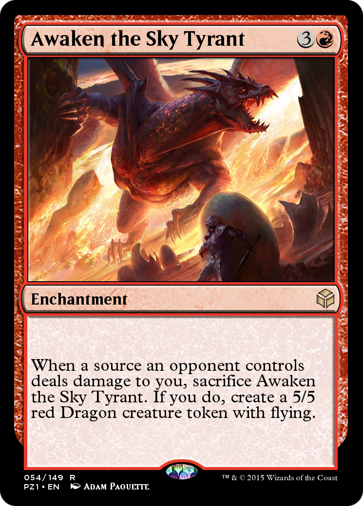 Image of Awaken the Sky Tyrant (PZ1-054) - Legendary Cube Prize Pack