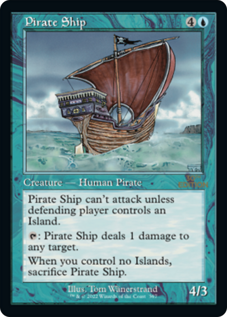 Image of Pirate Ship (Retro Frame) (30A-367) - 30th Anniversary Edition