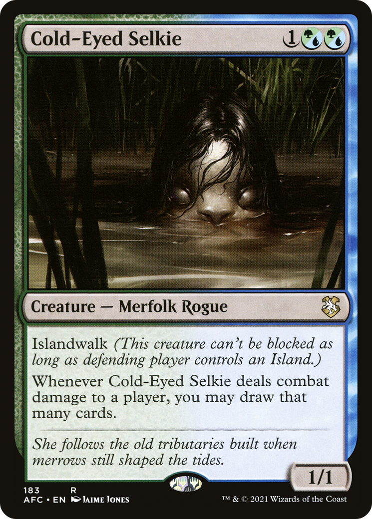 Image of Cold-Eyed Selkie (AFC-183) - Forgotten Realms Commander