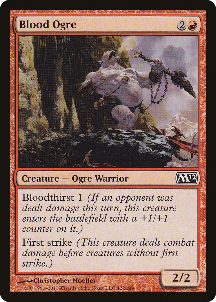Image of Blood Ogre (M12-122) - Magic 2012