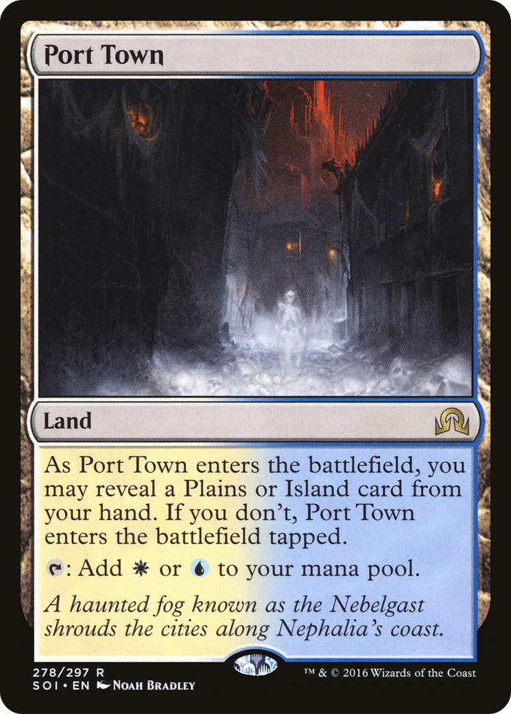 Image of Port Town (SOI-278) - Shadows over Innistrad Foil
