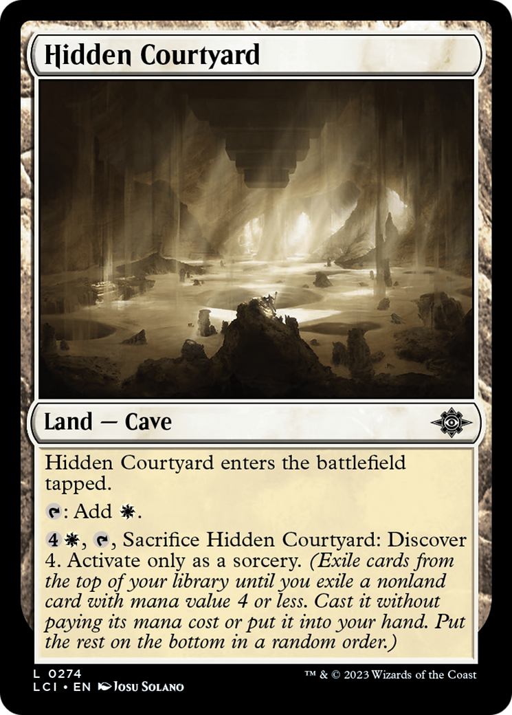 Image of Hidden Courtyard (LCI-274) - The Lost Caverns of Ixalan Foil