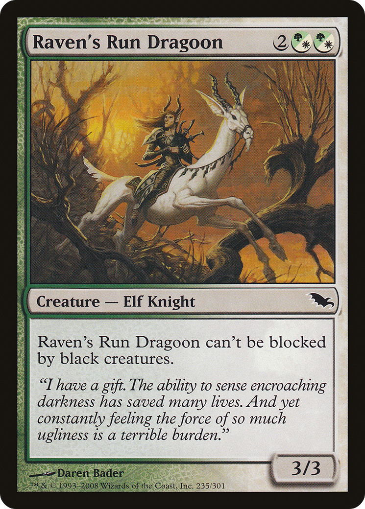 Image of Raven's Run Dragoon (SHM-235) - Shadowmoor