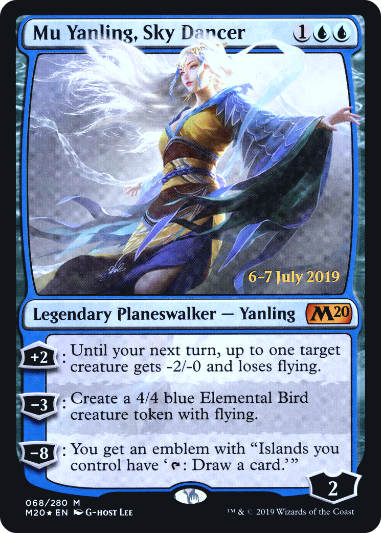 Image of Mu Yanling, Sky Dancer (PRE-068) - Core Set 2020 Promos Foil