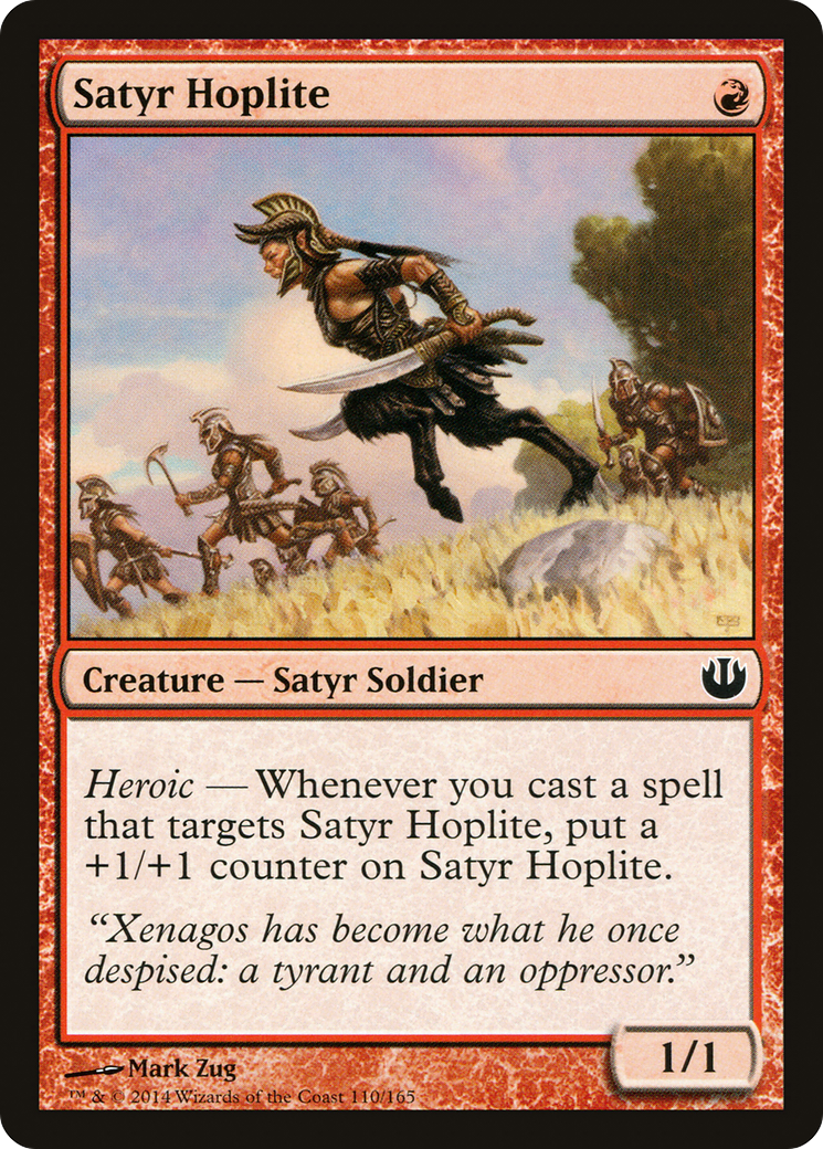 Image of Satyr Hoplite (JOU-110) - Journey into Nyx