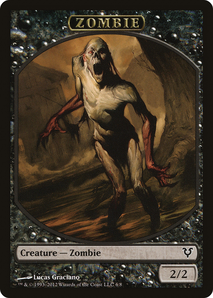 Image of Zombie Token (AVR-006) - Avacyn Restored Tokens