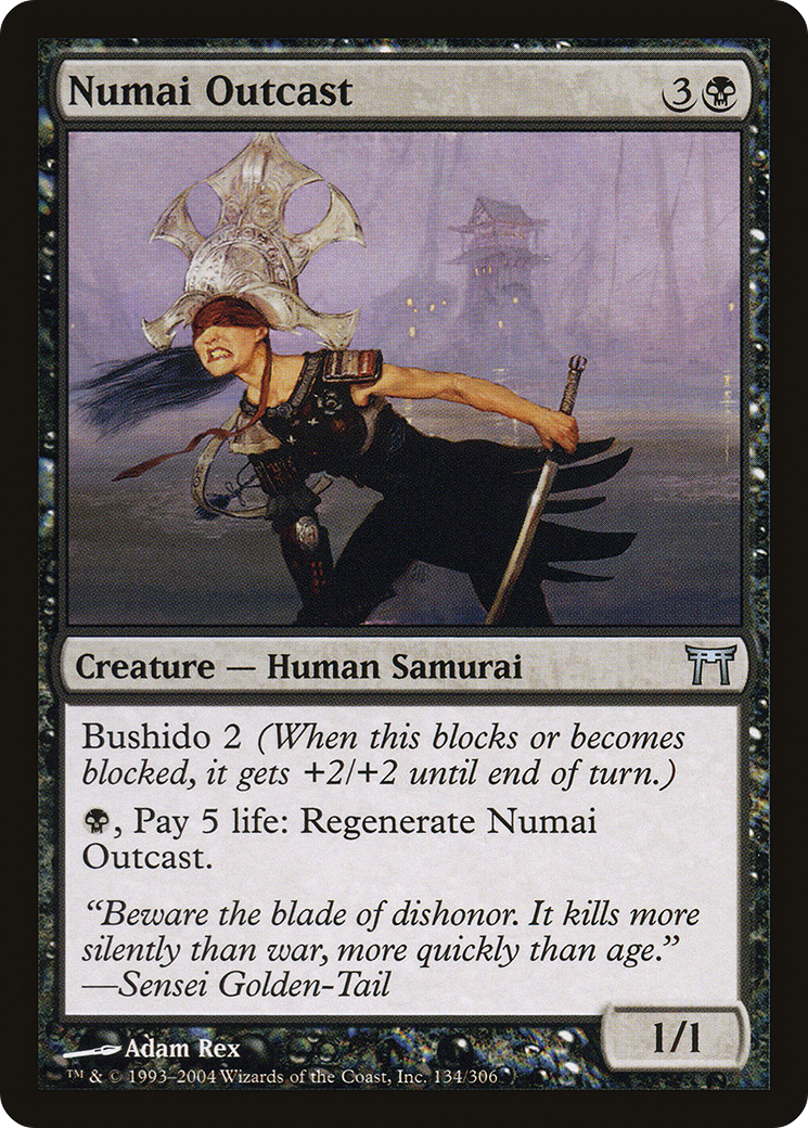 Image of Numai Outcast (CHK-134) - Champions of Kamigawa