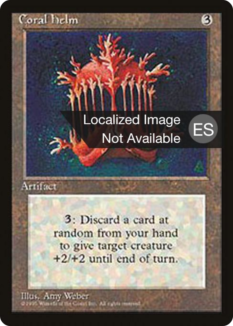 Image of Coral Helm (4BB-) - Fourth Edition Foreign Black Border