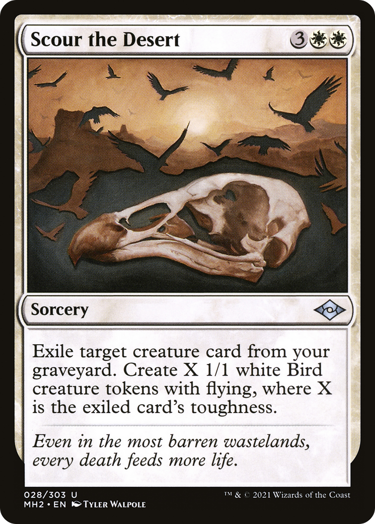 Image of Scour the Desert (MH2-028) - Modern Horizons 2 Foil
